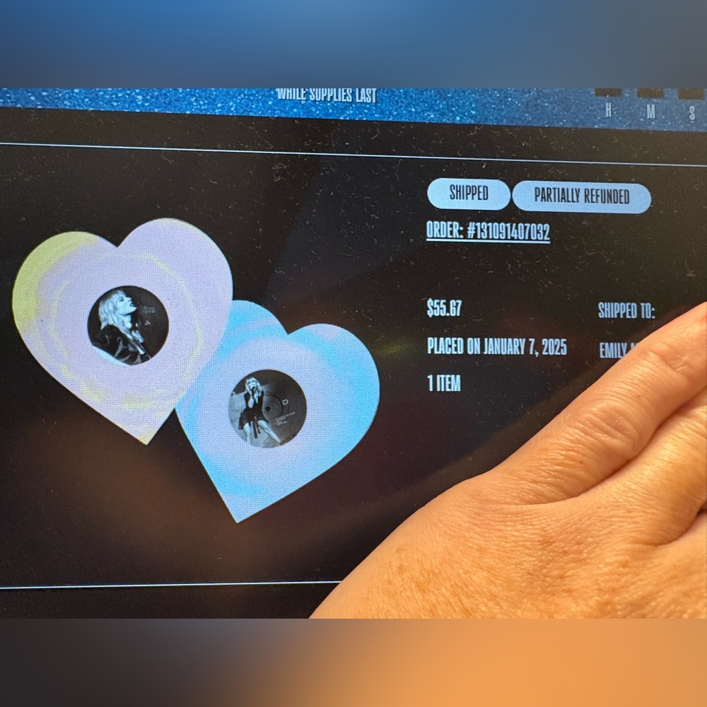 Limited Pressings- TS Official Merch - Tye-Dye Live from Paris Lover Vinyls